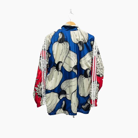 adidas Originals X Farm Three Stripe Track Jacket In Pineapple - Picture 7 of 11